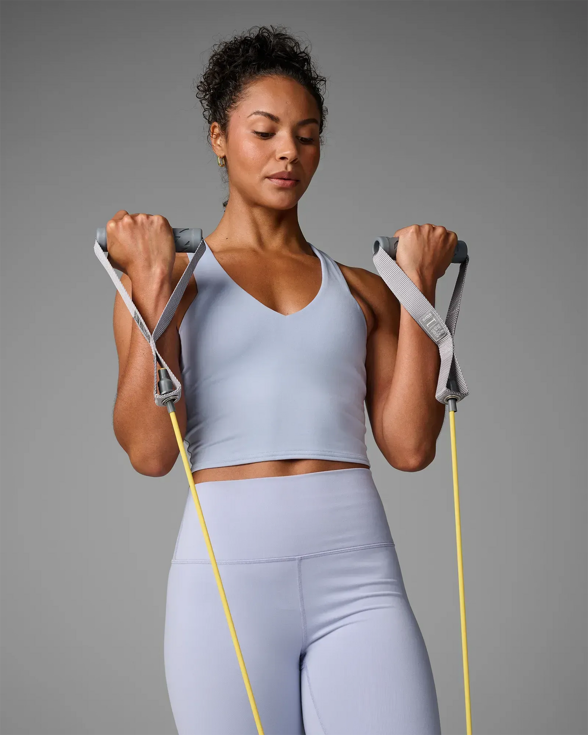 EQYP Tube Resistance Band with Handles — 20 lbs Extra Light