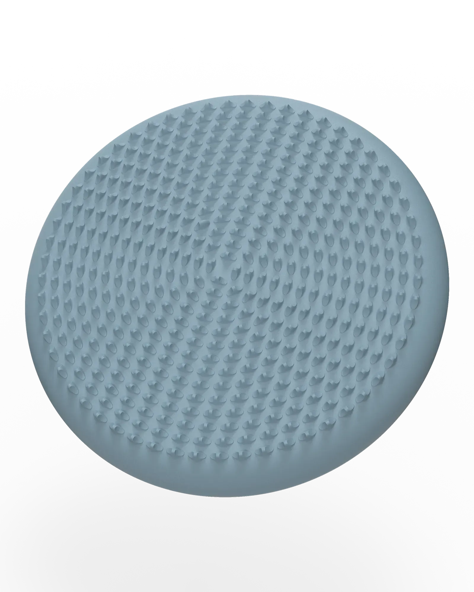 EQYP Balance Disc bottom side showing raised rubber nub grip texture in slate blue
