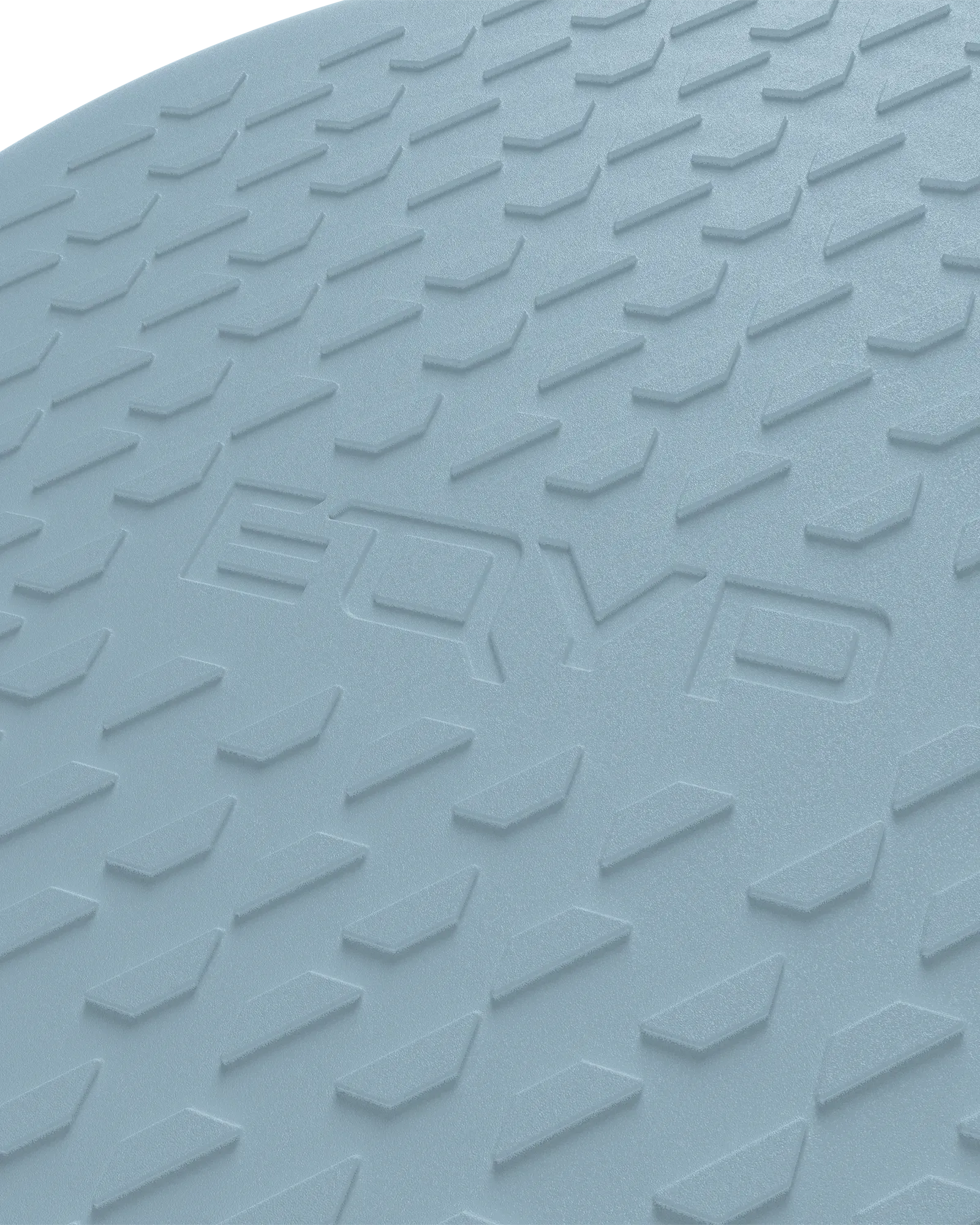 Close-up of EQYP Balance Disc top surface showing embossed hexagonal non-slip texture pattern