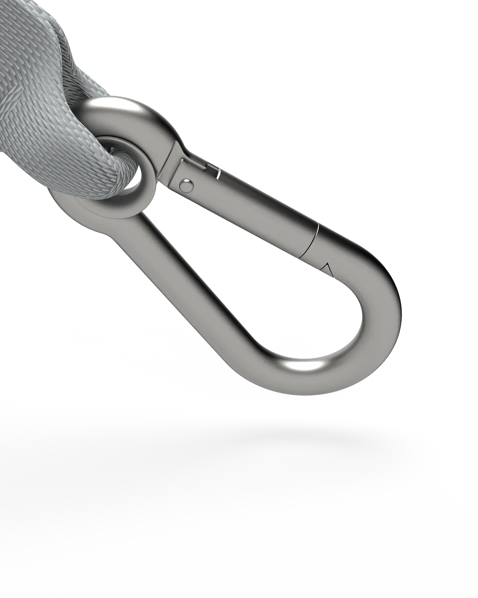 EQYP Power Tubes Handles close-up showing stainless steel carabiner clip