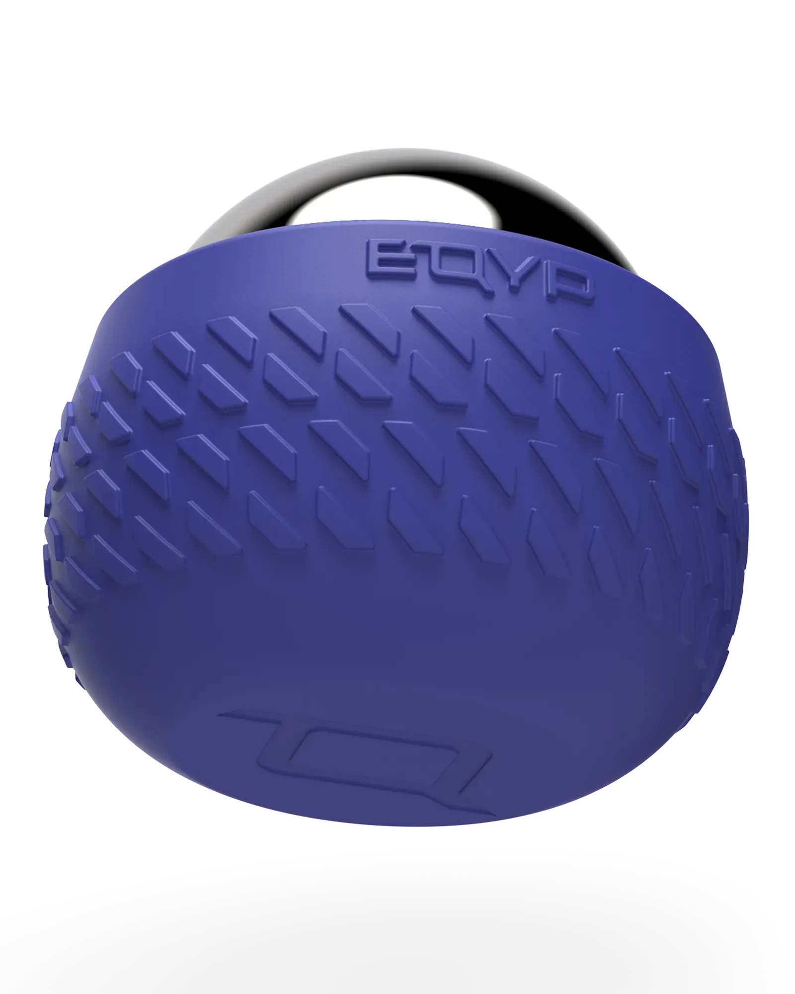 EQYP Iceworks Cold Roll-On Massager back view showing handle and stainless steel rolling ball